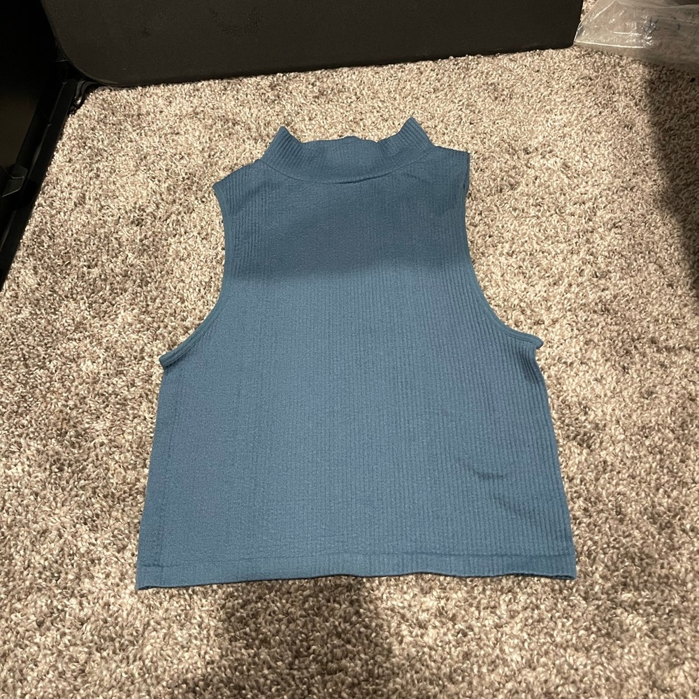 Zara Seamless High Neck Halter Top